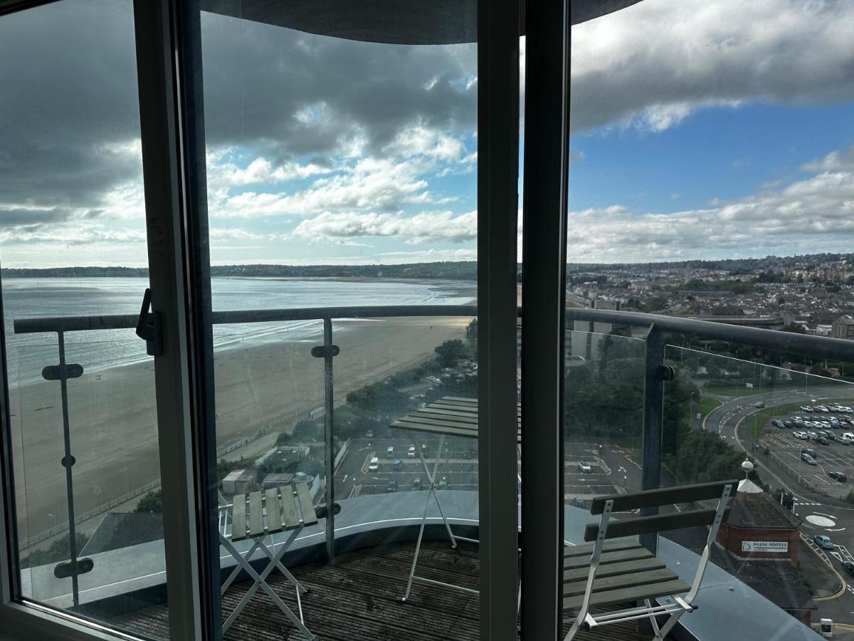 Stunning Ocean & City View Apt 斯旺西 外观 照片