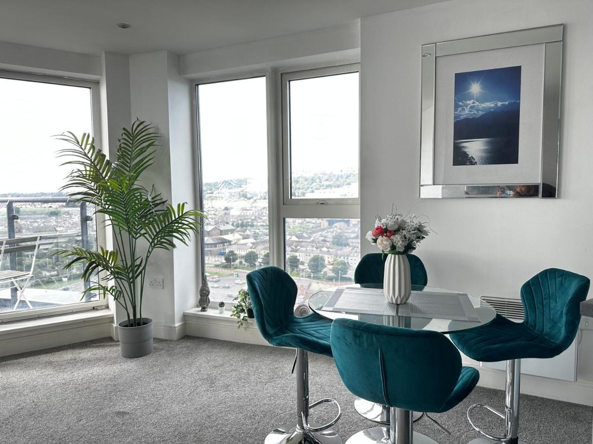 Stunning Ocean & City View Apt 斯旺西 外观 照片
